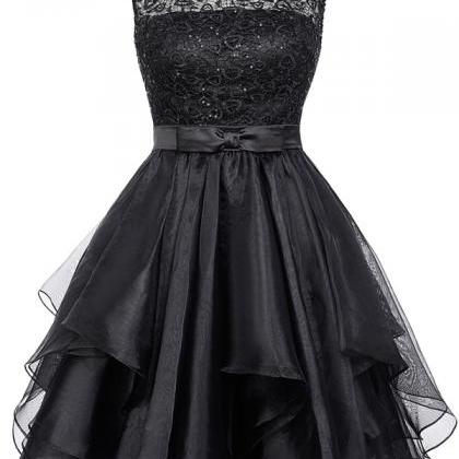 Short Homecoming Dress, Sleeveless ..