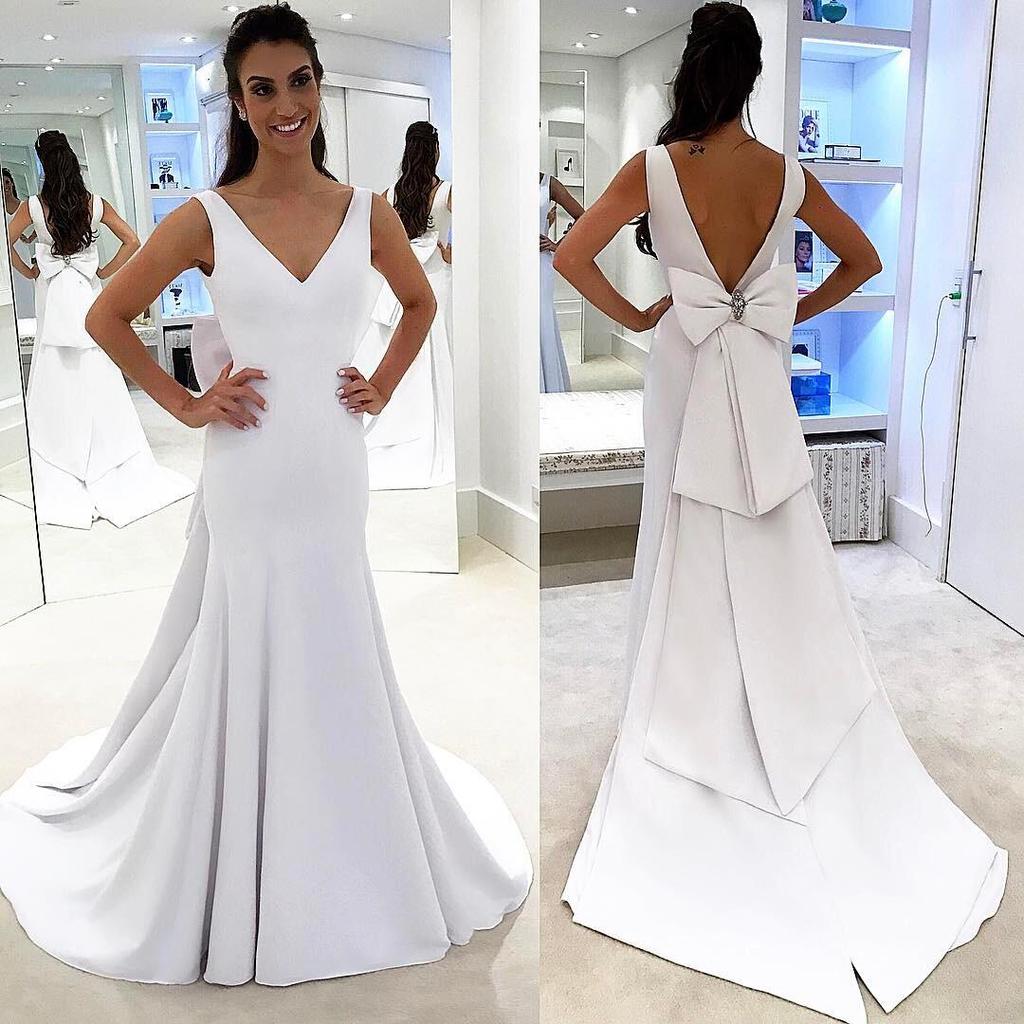 Sleeveless Mermaid Wedding Dress