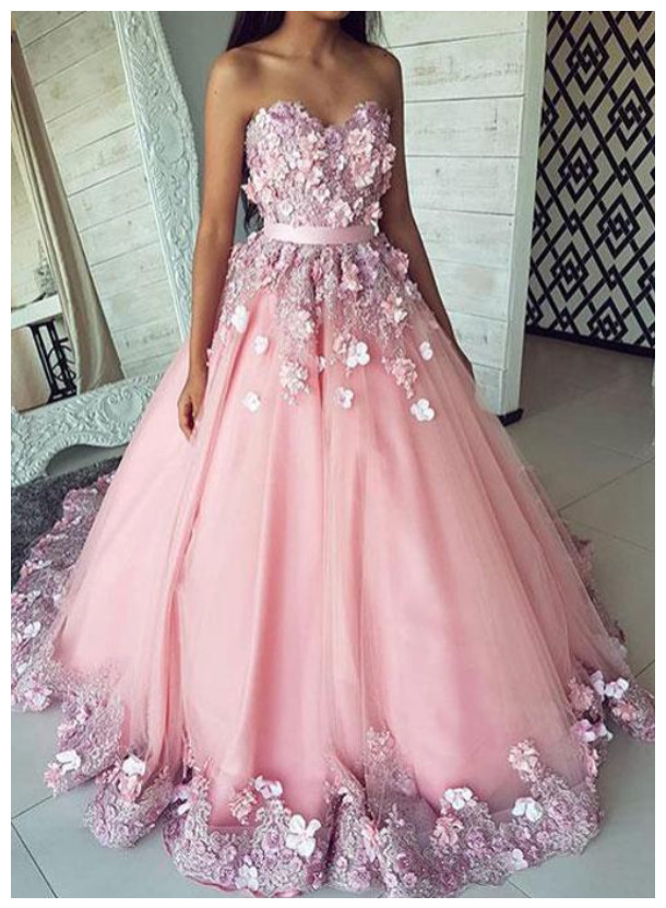 pink puffy bridesmaid dresses