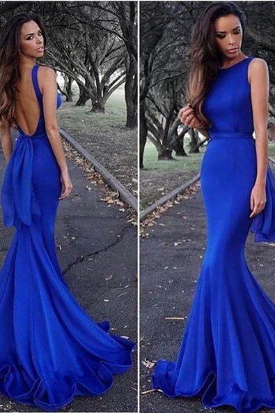 Sexy A Line Open Back Light Blue Prom Dresses,Halter Beaded Backless ...